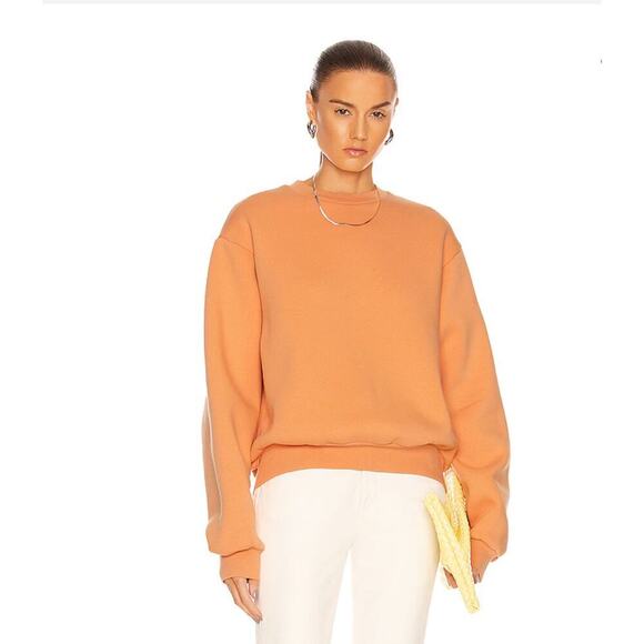 Acne Studios Salmon Pink- Franziska Sweatshirt - size M‎ (NWT) - Picture 1 of 11